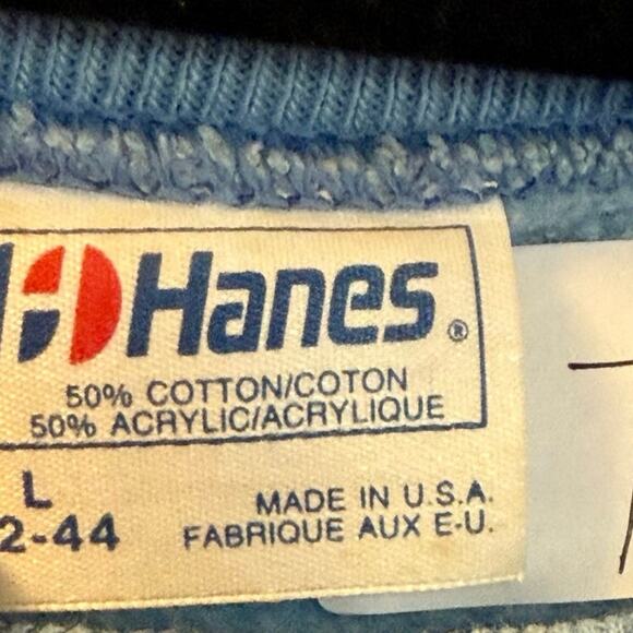 Vintage 80s Houston Oilers NFL American Conference Astrodome Crewneck Adult L - Picture 3 of 3